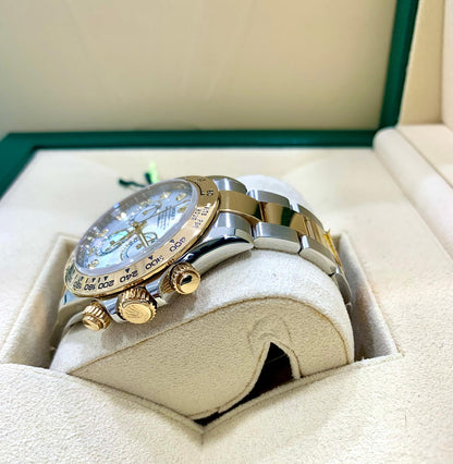 Daytona Madreperla Acciaio/oro Giallo 18KT